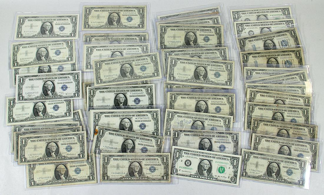 $50 FACE VALUE $1 NOTES (1 of 5)