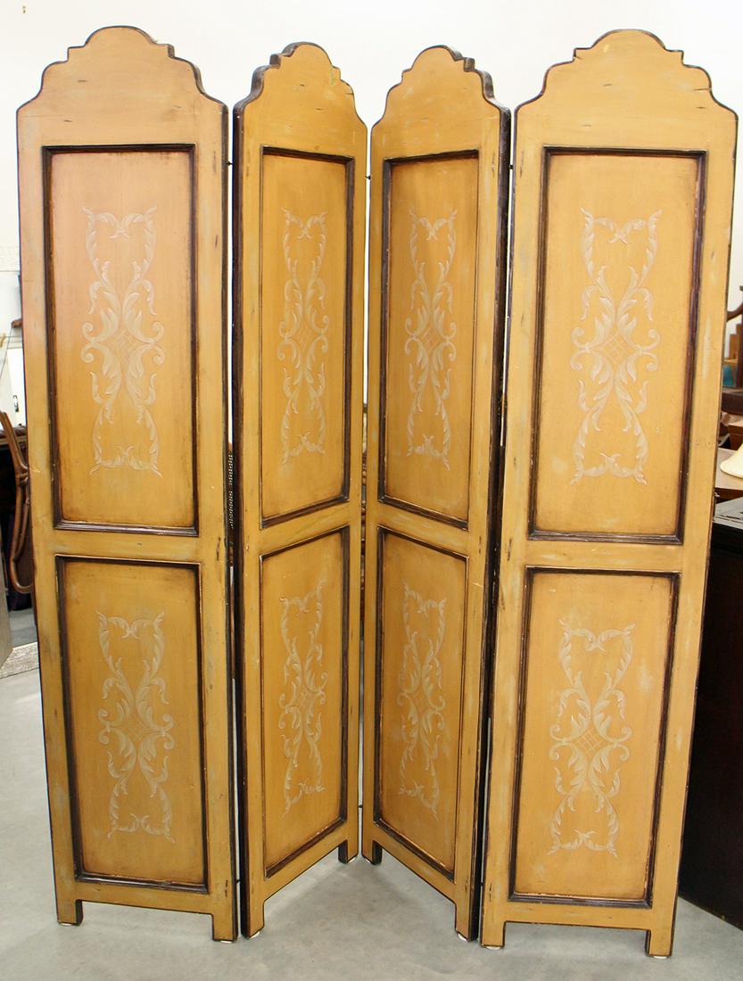 (4) PANEL PAINTED SCREEN (1 of 2)