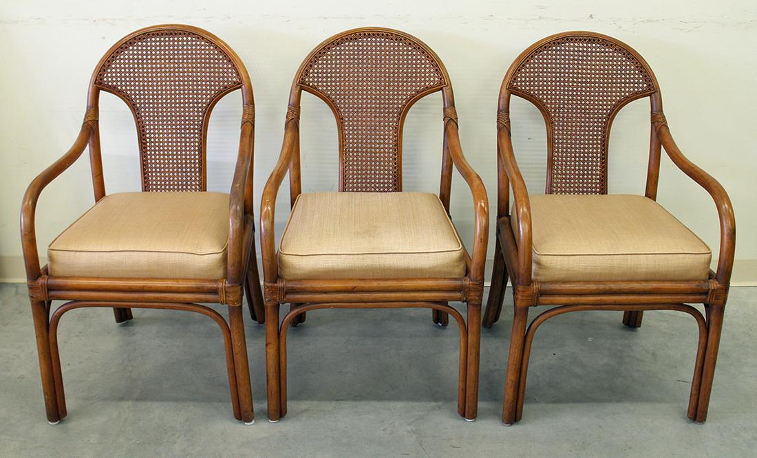 (3) MCGUIRE CANE SEAT CHAIRS (1 of 3)