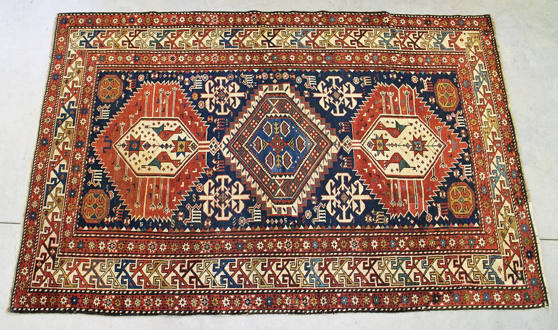 RUSSIAN KAZAK RUG - 51" x 78" (1 of 3)
