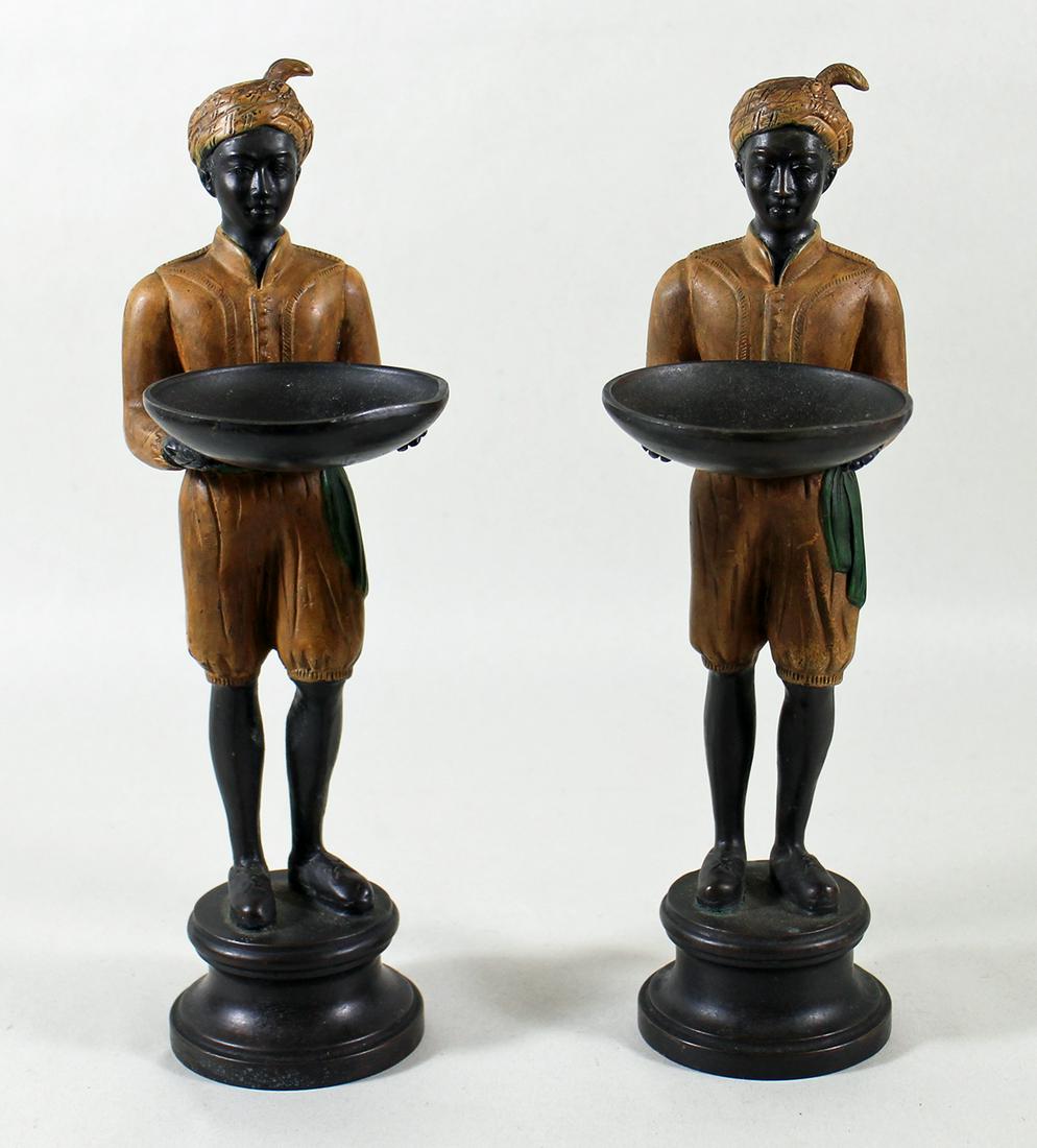 (2) VINTAGE BLACKAMOOR STATUES (1 of 3)