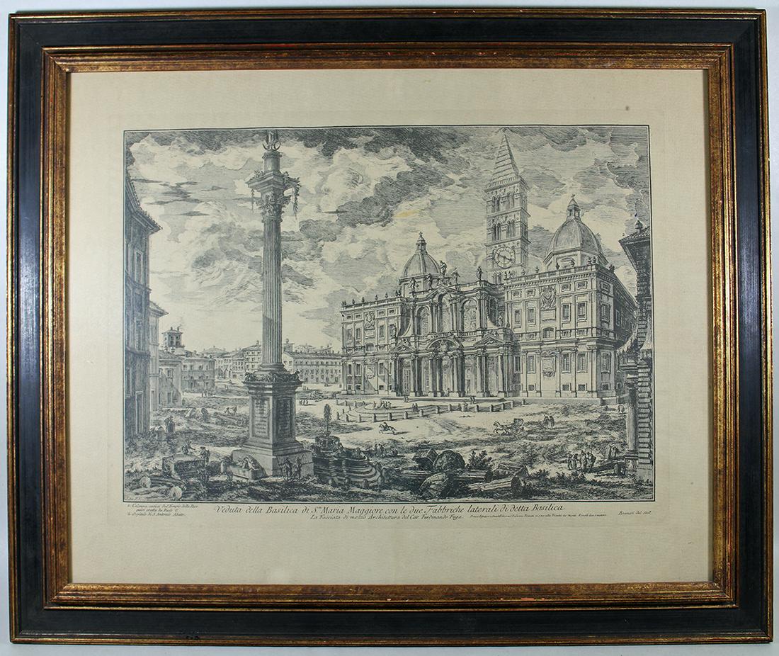 18TH CENTURY GIOVANNI PIRANESI ETCHING (1 of 3)
