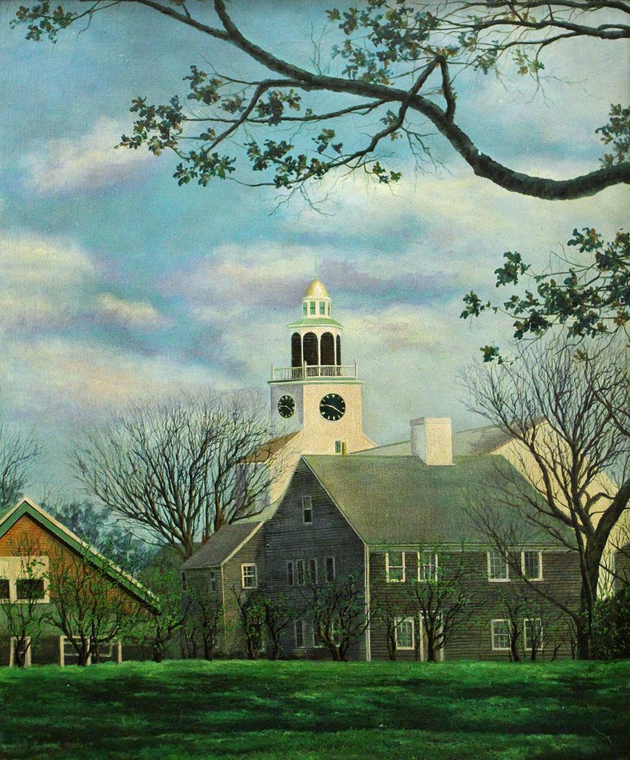 VINTAGE SCHOOL HOUSE PAINTING (1 of 5)