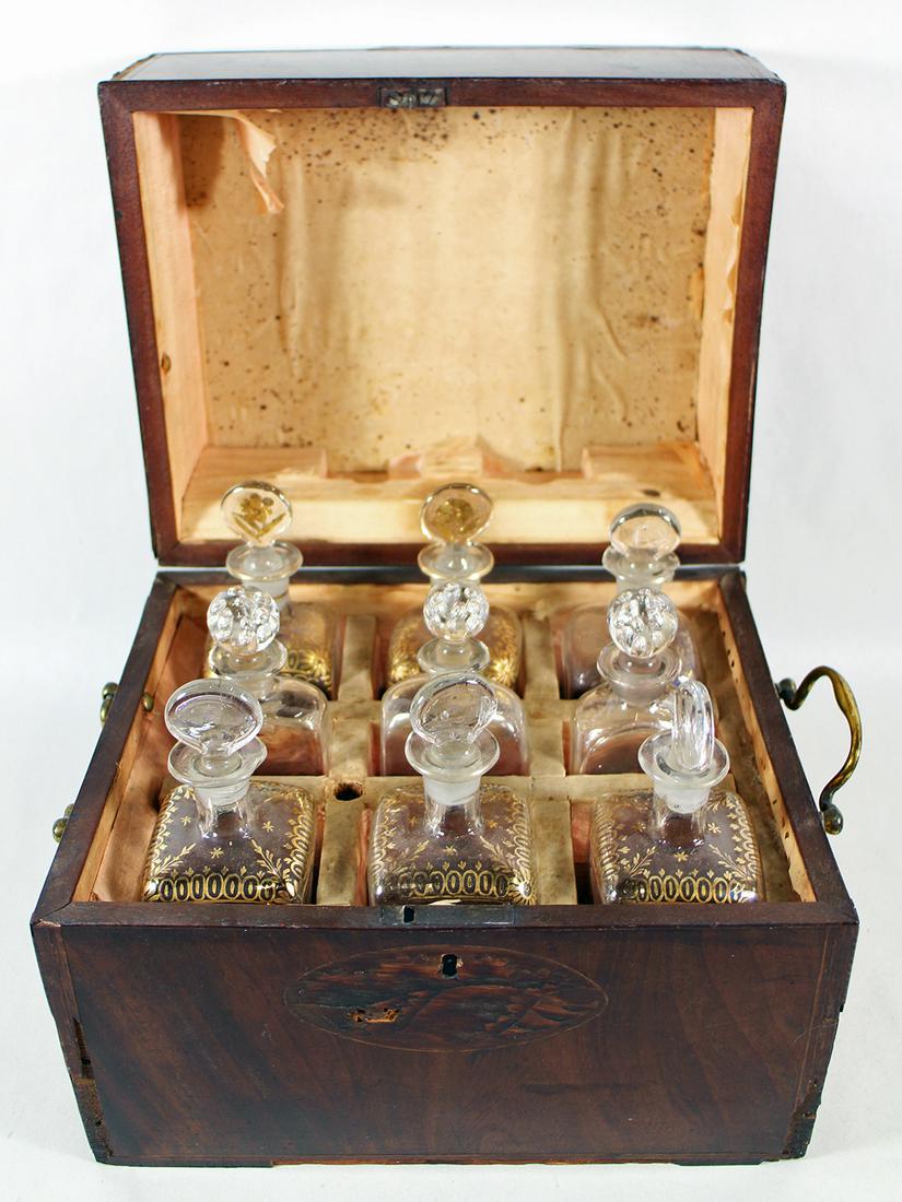 ANTIQUE TANTALUS SET (1 of 5)