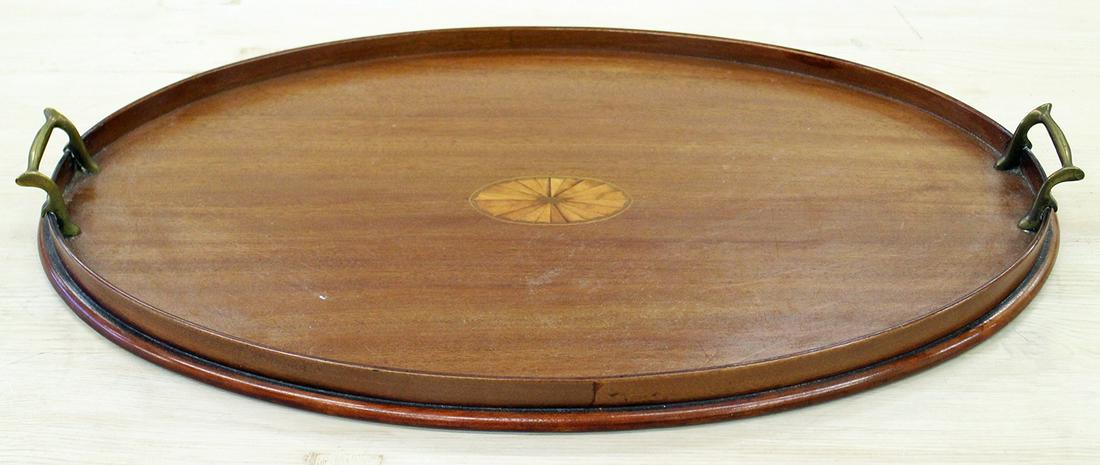 ANTIQUE OVAL TRAY (1 of 2)