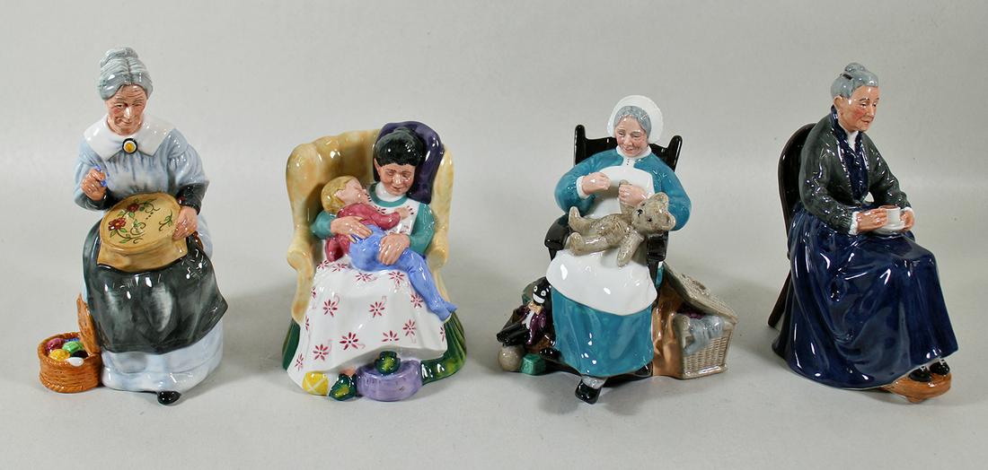 (4) ROYAL DOULTON LADY FIGURINES (1 of 3)
