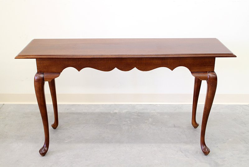 WOOD SOFA TABLE (1 of 1)