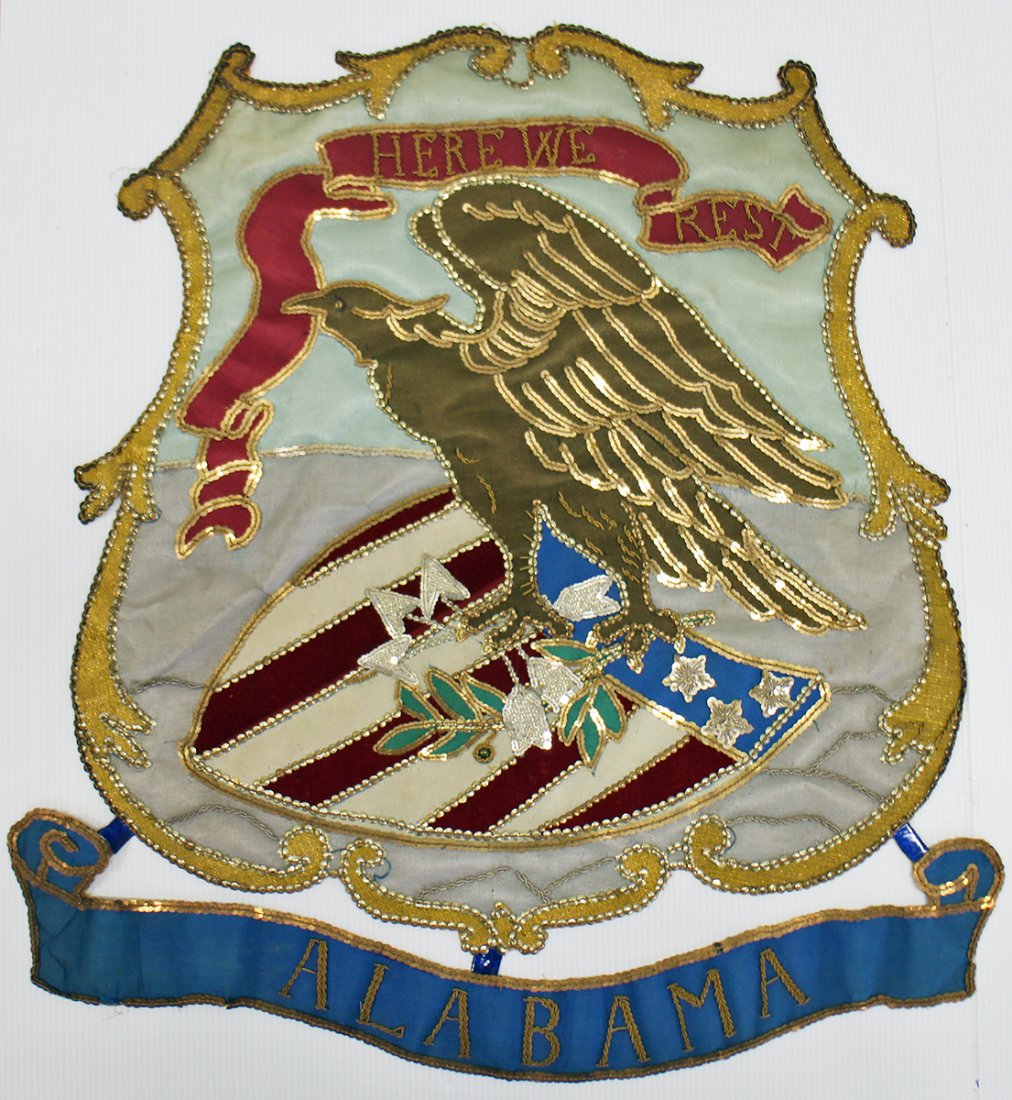 EARLY 20TH CENTURY ALABAMA STATE BANNER (1 of 4)