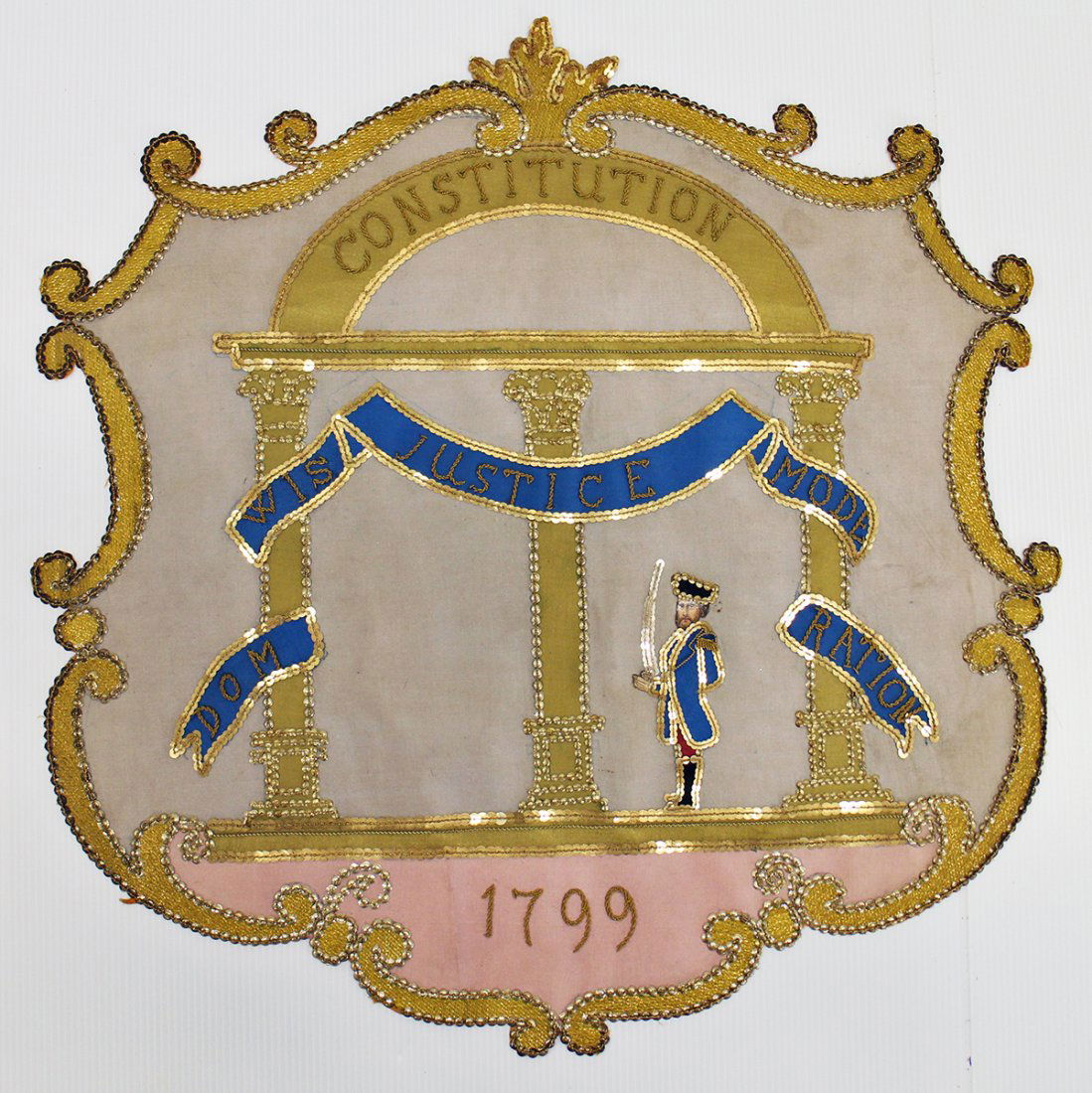 EARLY 20TH CENTURY GEORGIA STATE BANNER (1 of 4)