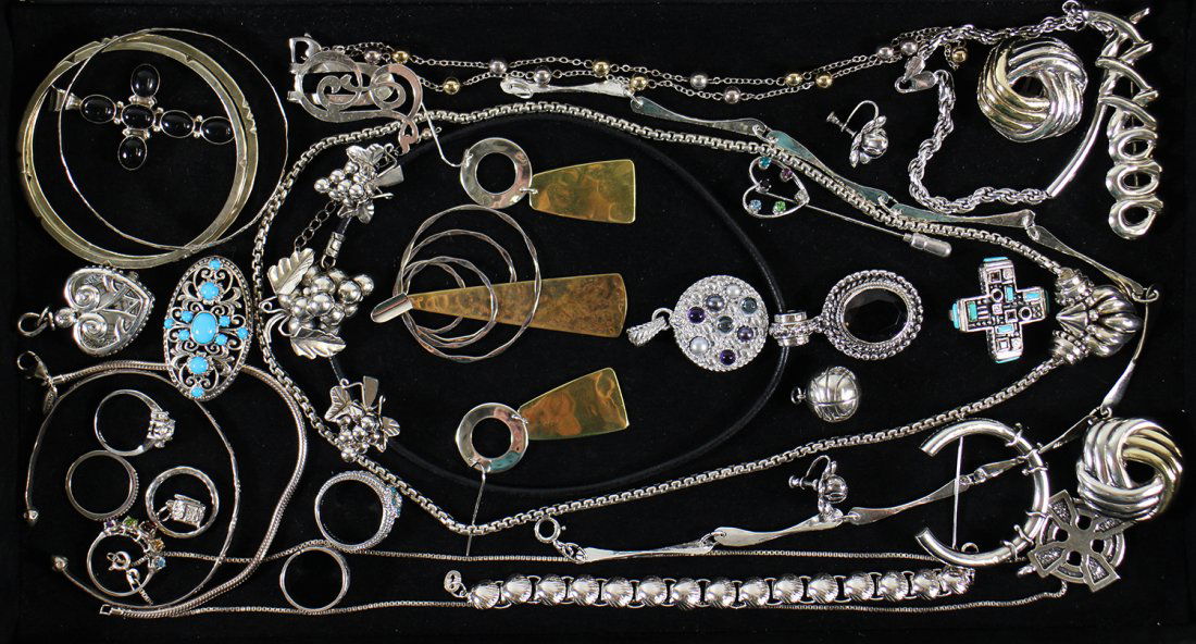 STERLING SILVER DESIGNER JEWELRY (1 of 3)