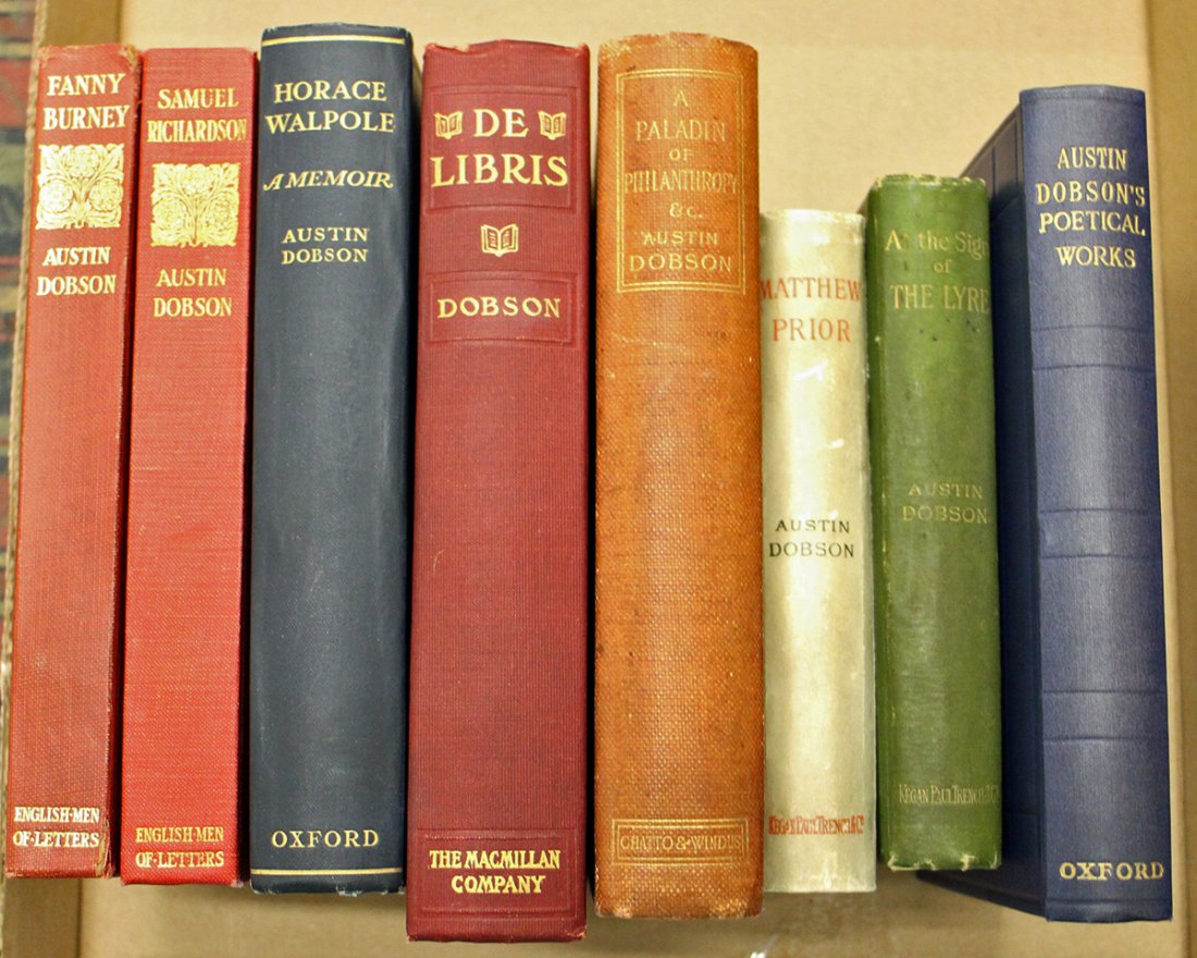 COLLECTION OF (8) AUSTIN DOBSON BOOKS (1 of 1)