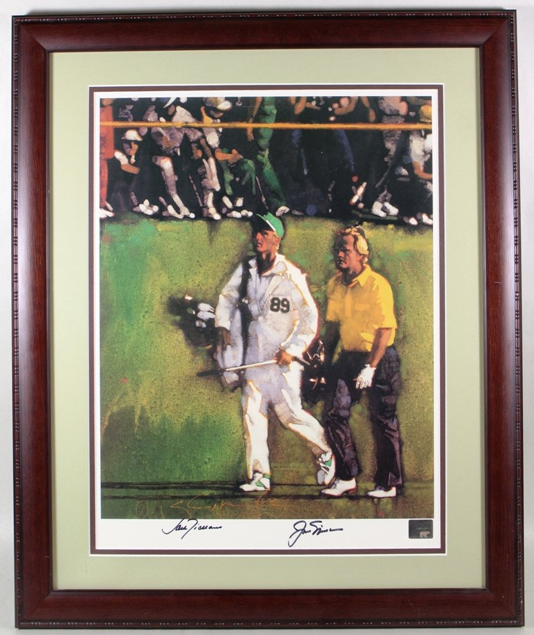 JACK NICKLAUS & JACKIE NICKLAUS SIGNED LITHOGRAPH (1 of 3)