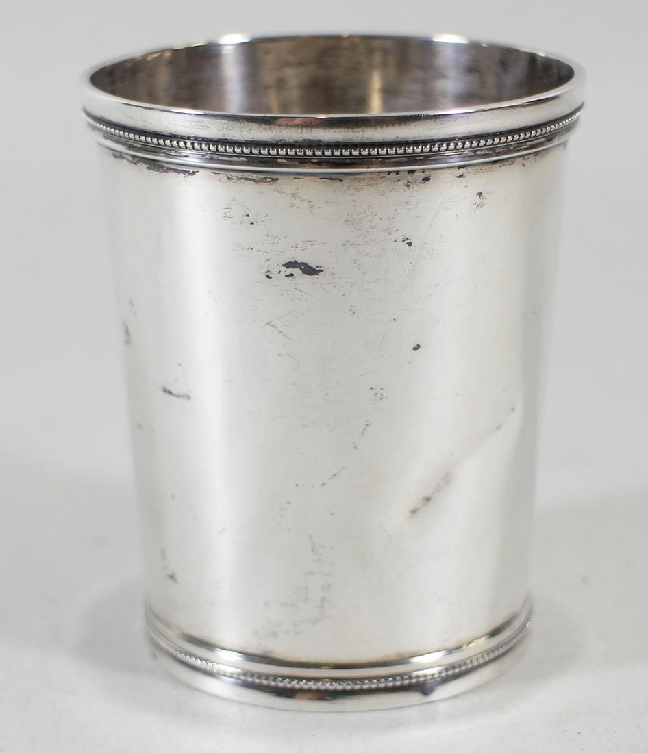 LOUIS MEGEDE LEXINGTON COIN SILVER MINT JULEP CUP (1 of 3)
