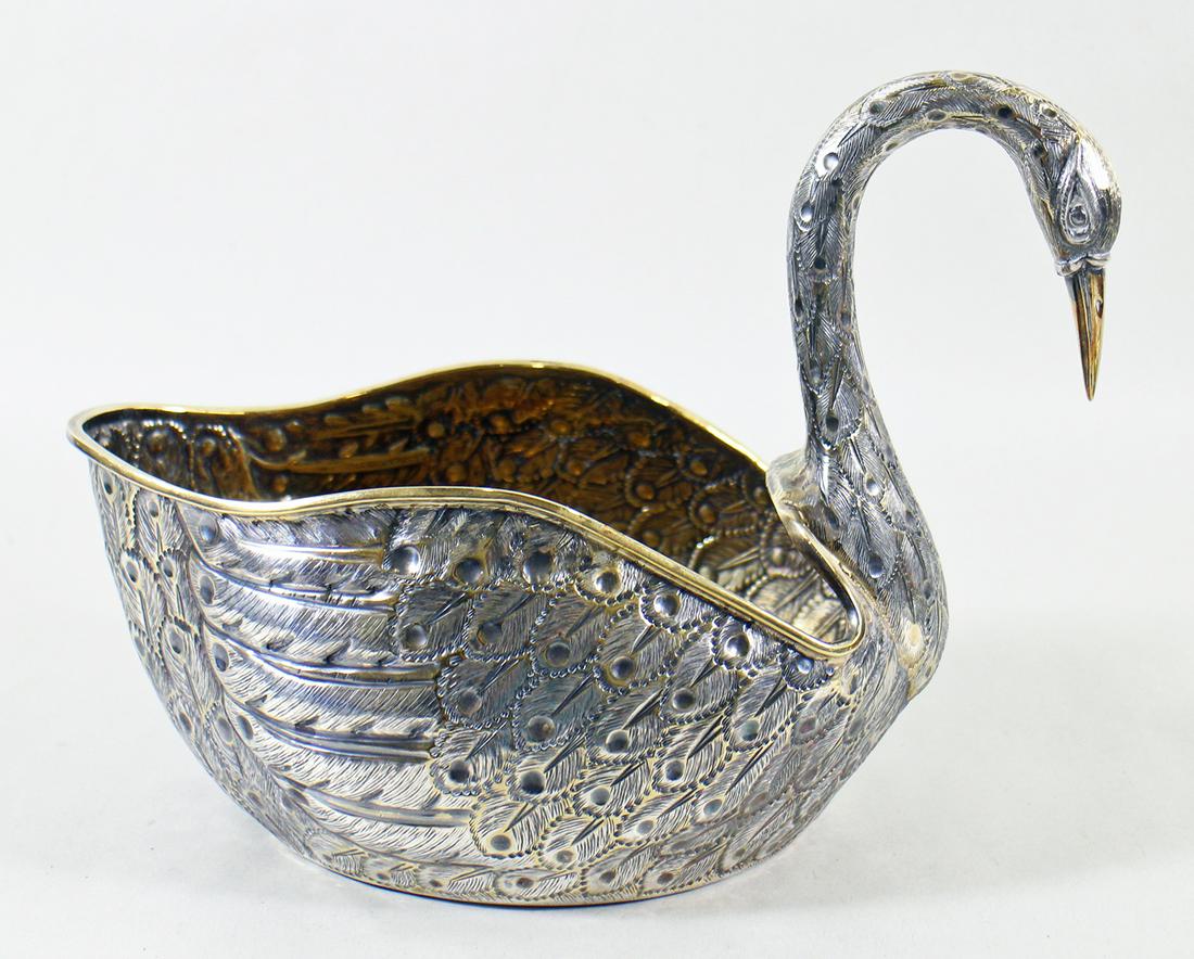 JOSE MARMOLEJO STERLING SILVER SWAN BOWL (1 of 6)