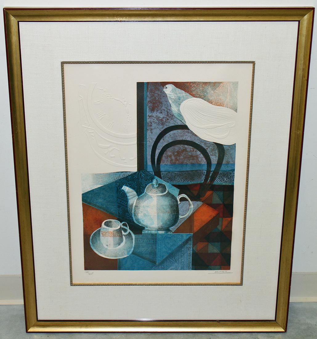 ALVAR SUNOL MUNOZ-RAMOS EMBOSSED LITHOGRAPH (1 of 3)