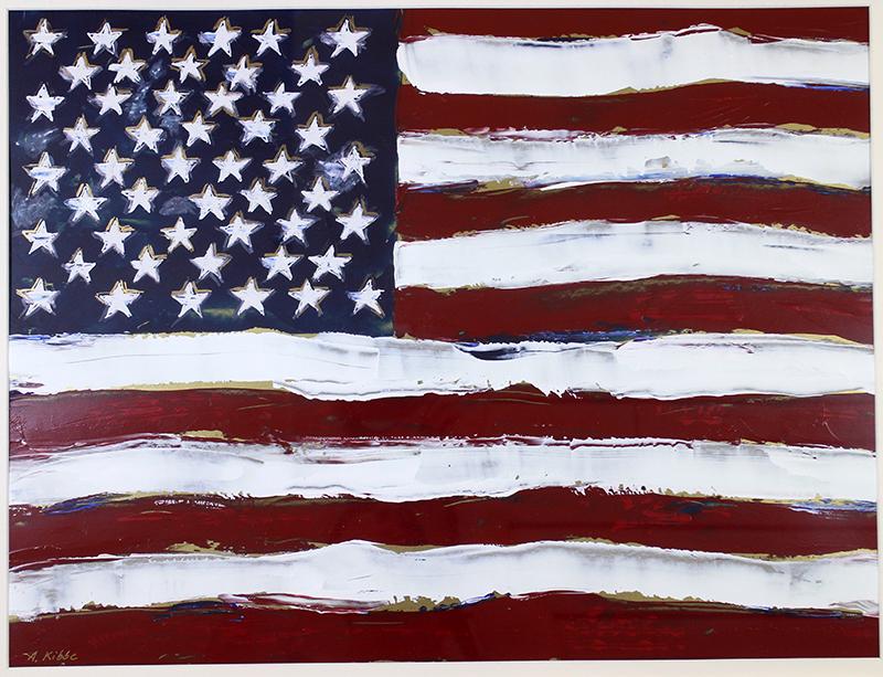 ALLISON KIBBE AMERICAN FLAG PAINTING (1 of 3)