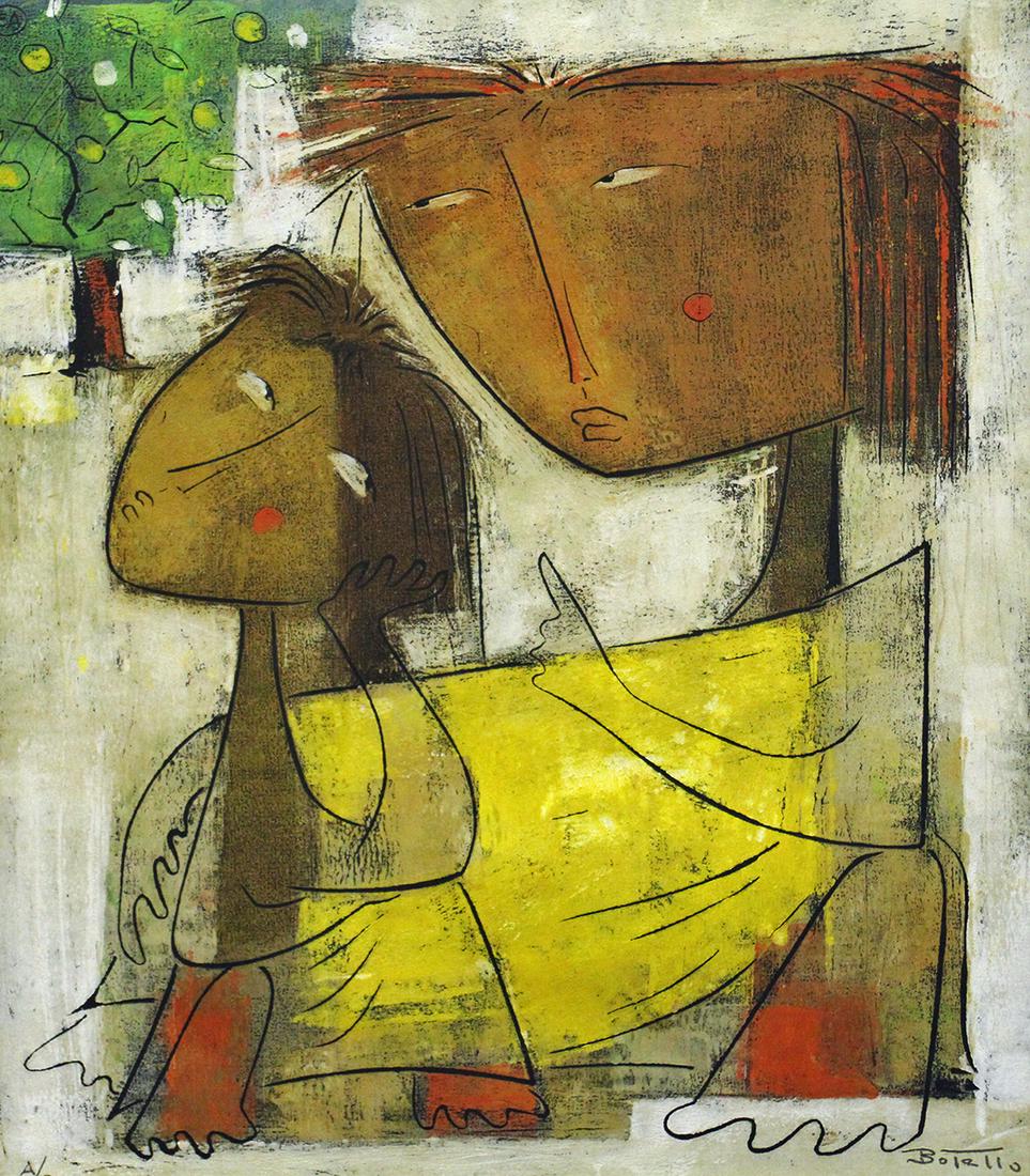 ANGEL BOTELLO LINOCUT ARTIST PROOF Dec 05, 2020 Vero Beach Auction in FL