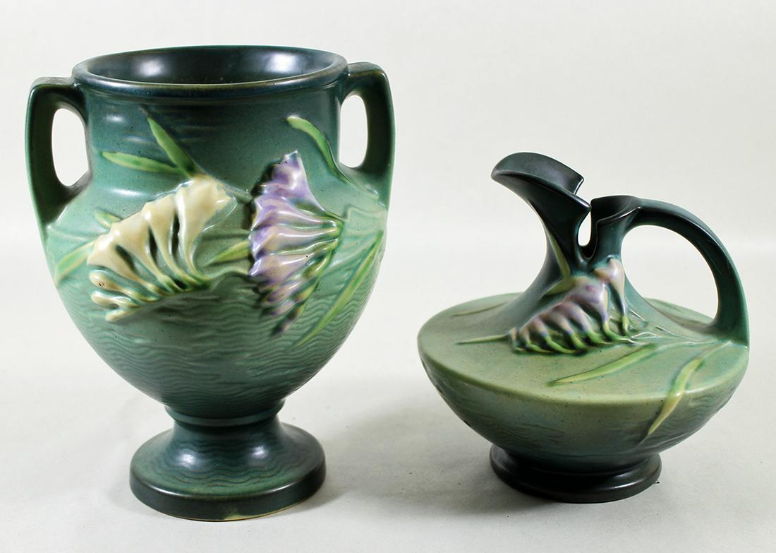 (2) ROSEVILLE POTTERY - FREESIA (1 of 2)