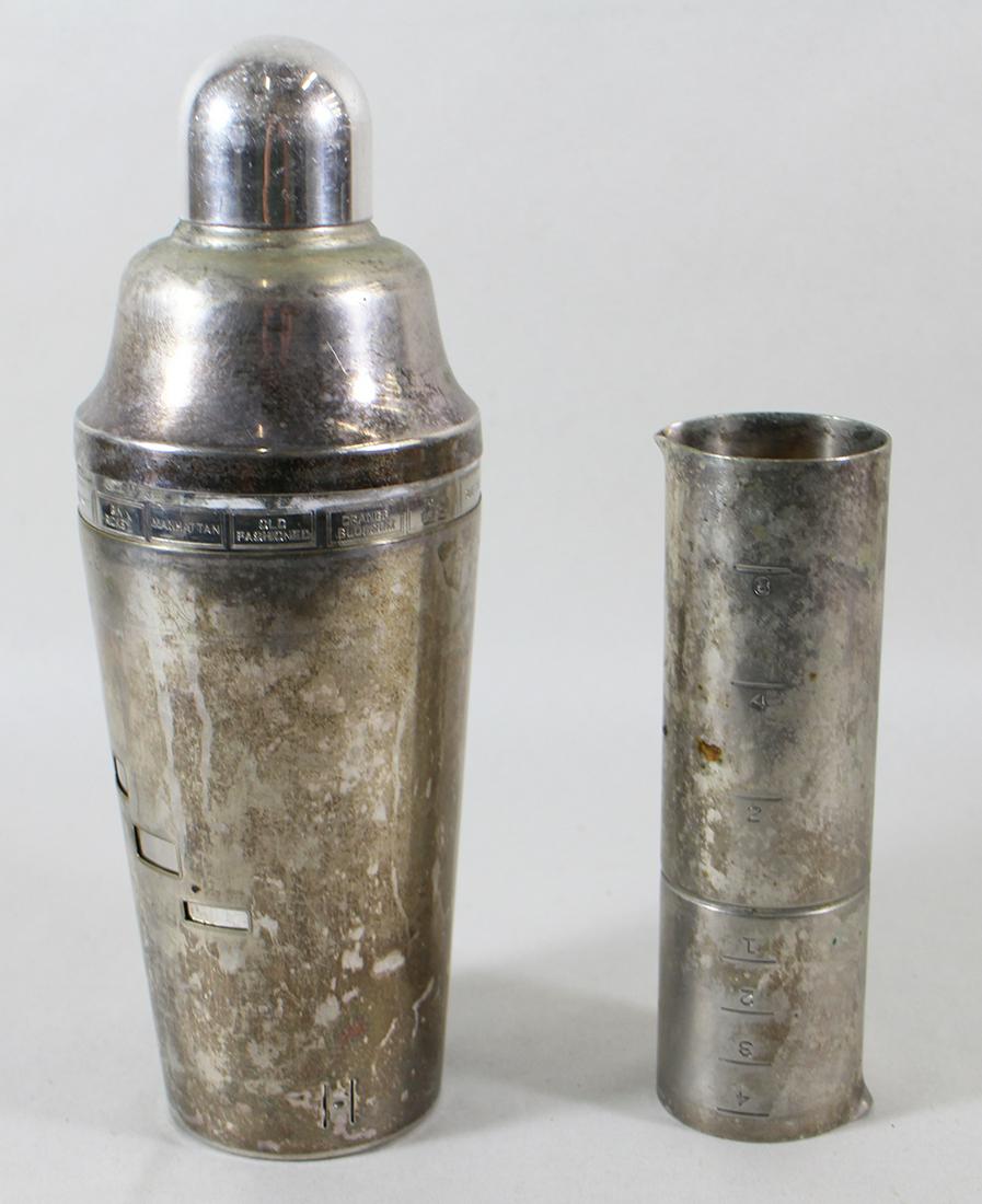 NAPIER COCKTAIL SHAKER - DIAL A DRINK & MEASURE (1 of 6)