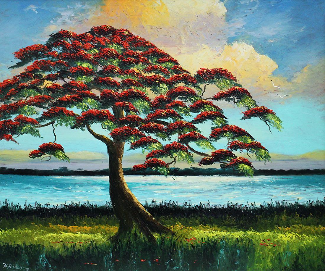 HEZEKIAH BAKER HIGHWAYMEN PAINTING (1 of 5)