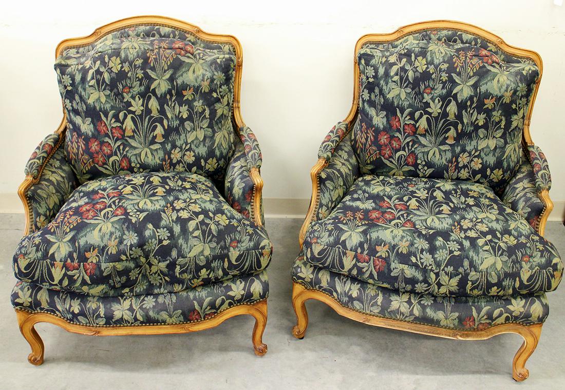 (2) UPHOLSTERED ARMCHAIRS (1 of 2)