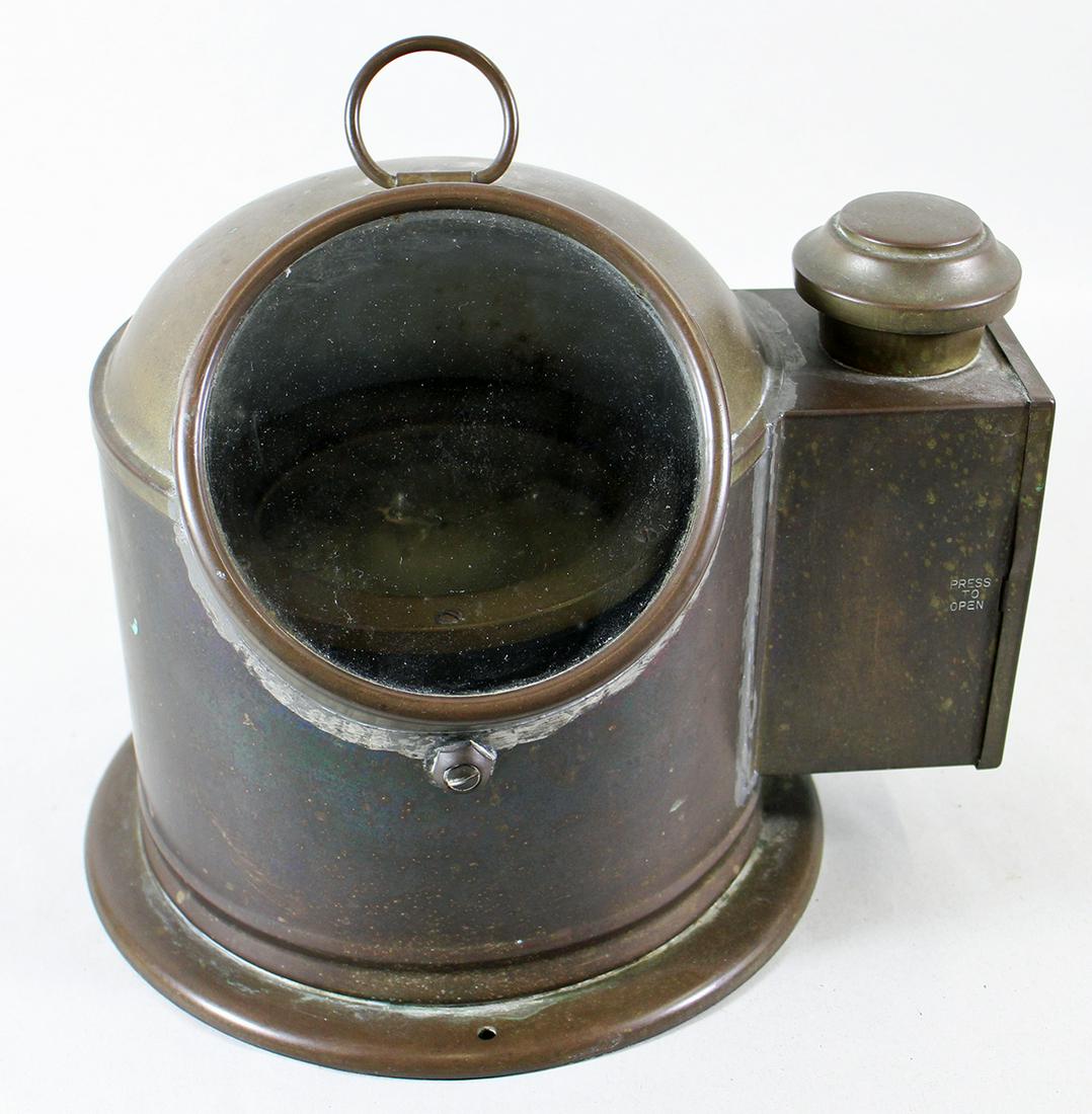 BINNACLE SESTREL SHIPS COMPASS WITH LANTERN (1 of 3)