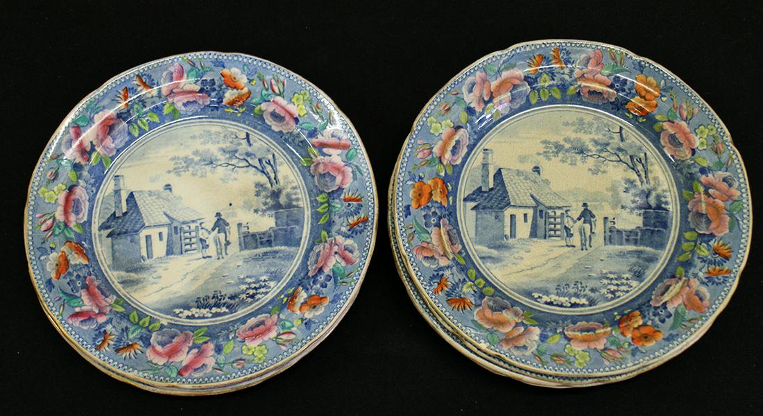 19TH CENTURY WILLIAM MASON'S PLATES (1 of 2)