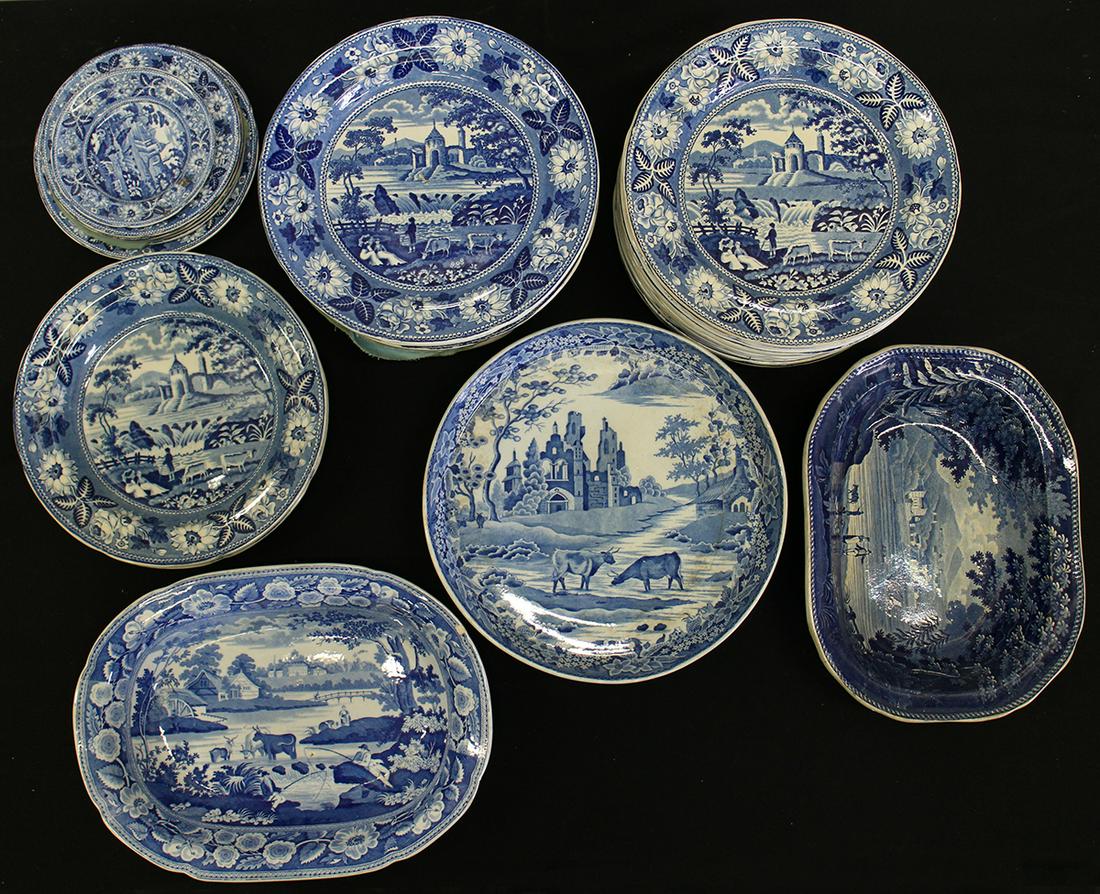 BLUE & WHITE TRANSFERWARE (1 of 5)