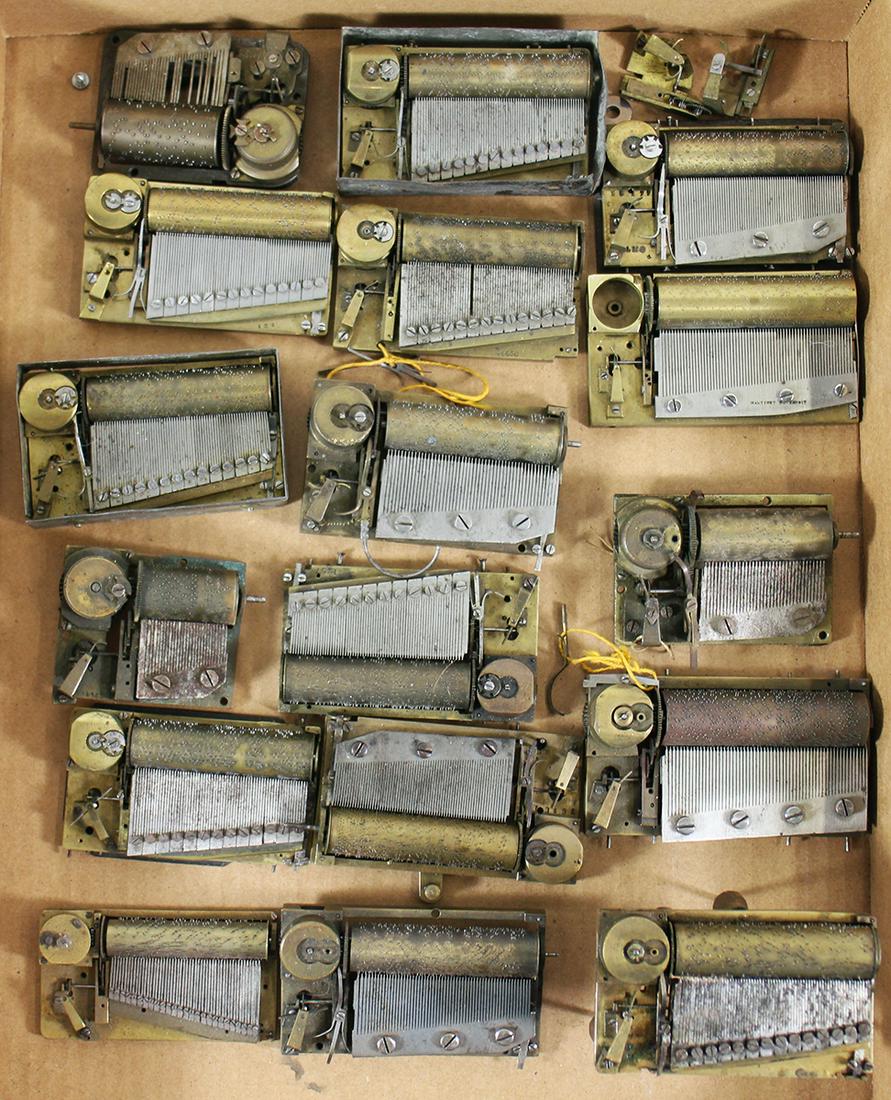 (17) SMALL MUSIC BOX CYLINDERS (1 of 4)