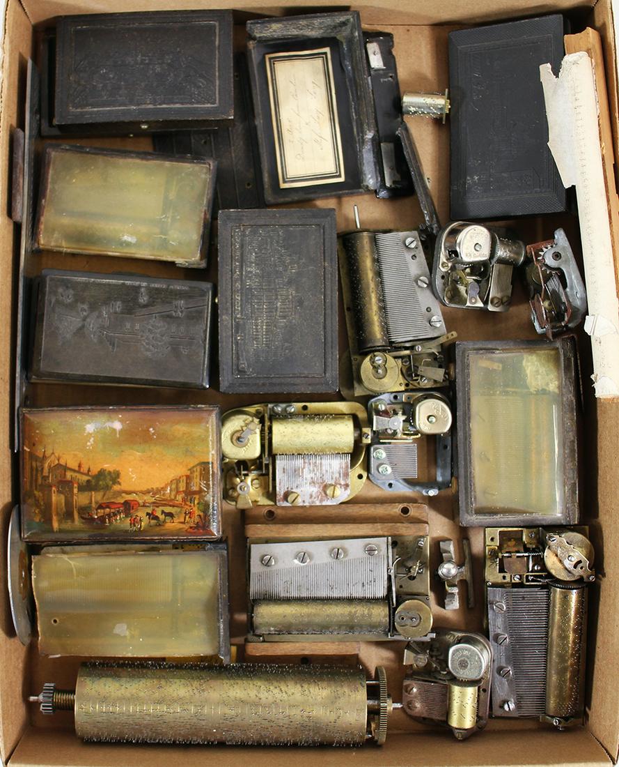 ANTIQUE MUSIC BOX CYLINDERS AND BOXES (1 of 4)
