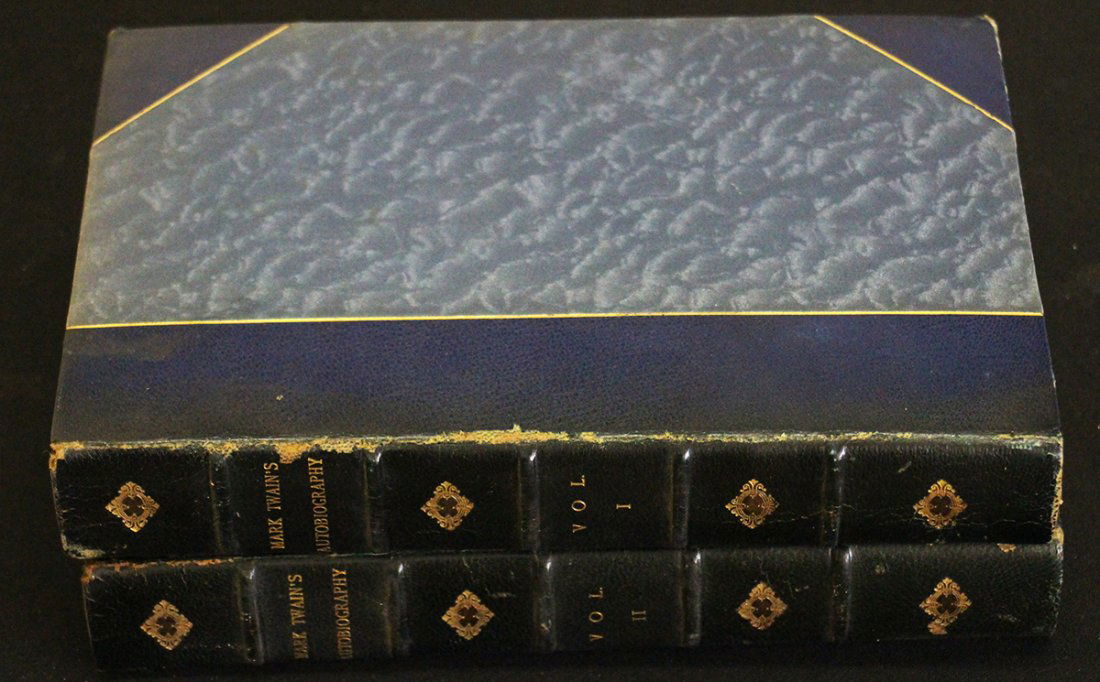 MARK TWAIN'S AUTOBIOGRAPHY - 1ST EDITION 1924 (1 of 4)