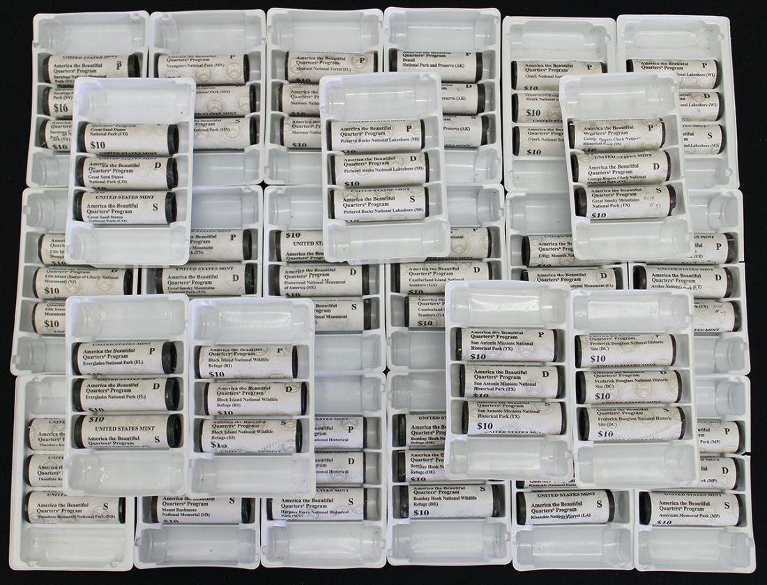 75 $10 ROLLS OF AMERICA THE BEAUTIFUL QUARTERS (1 of 3)
