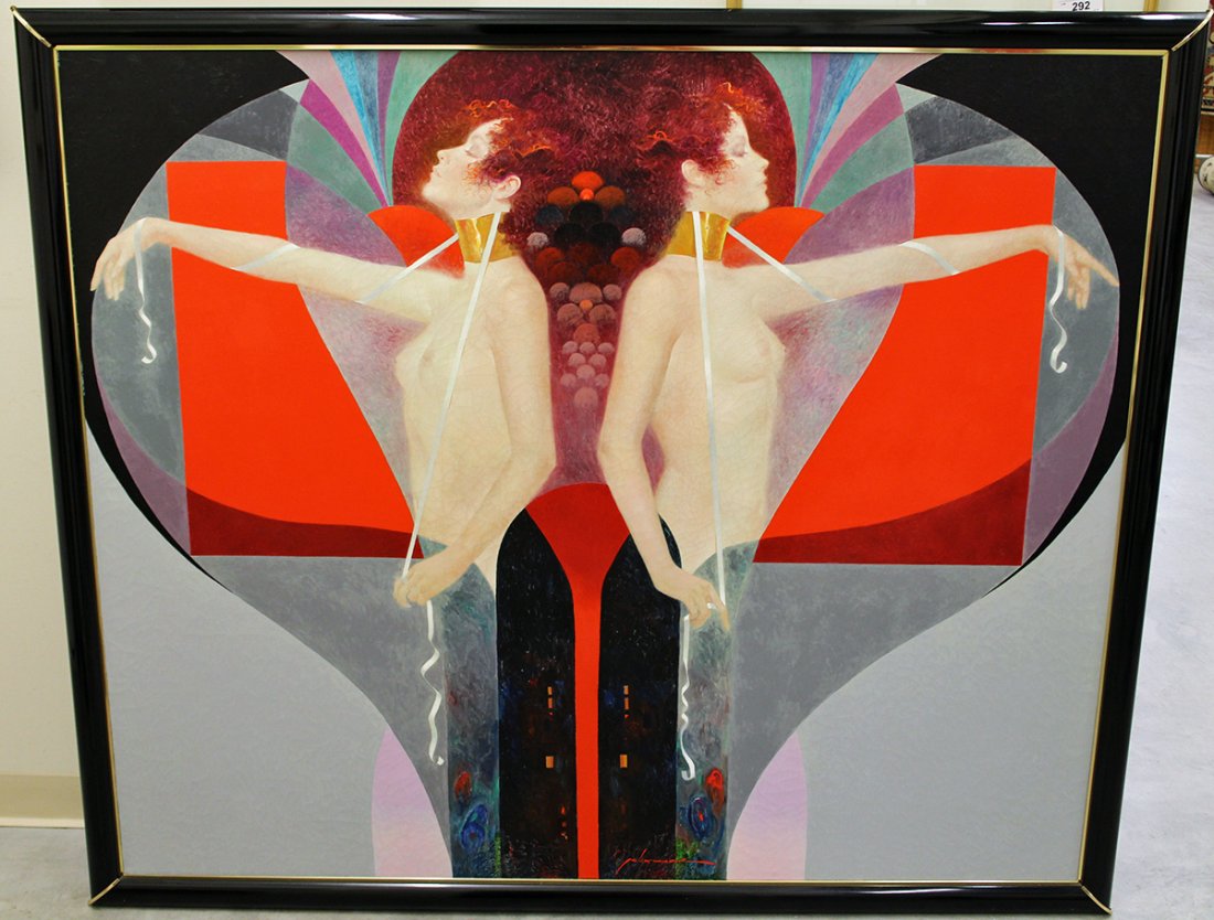 FELIX MAS "SONATA" PAINTING (1 of 7)