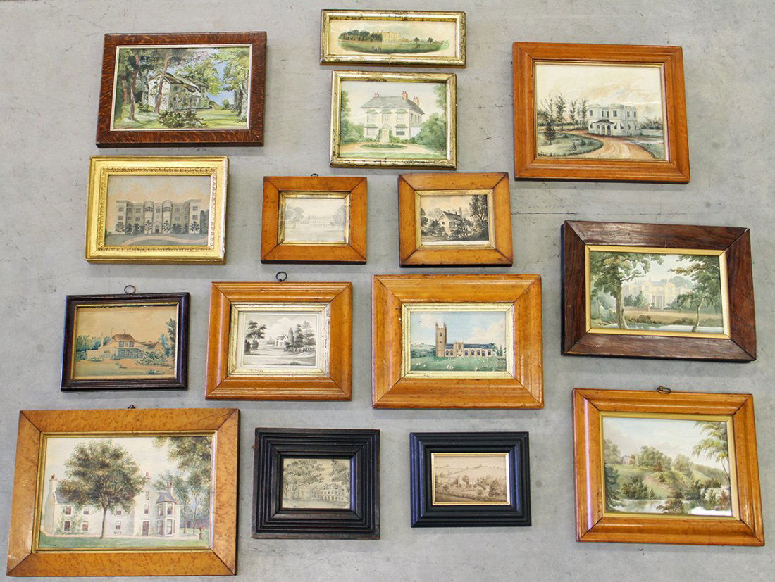 ENGLISH COTTAGE HOUSE PAINTINGS (1 of 7)