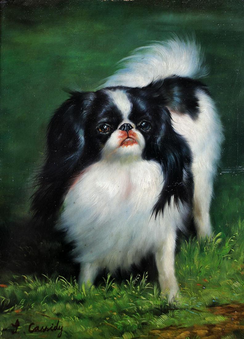 LAURA CASSIDY DOG PAINTING (1 of 6)