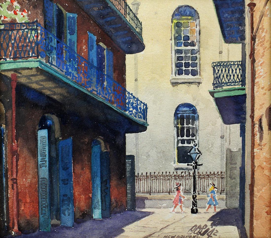 CHARLES LONGABAUGH NEW ORLEANS PAINTING (1 of 4)