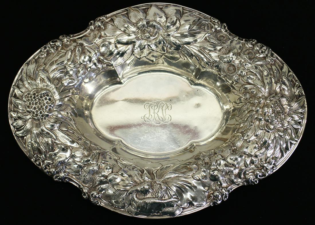GORHAM POPPY STERLING SILVER BOWL (1 of 4)