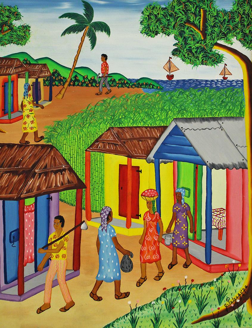 JEROME POLYCARPE HAITIAN PAINTING (1 of 4)