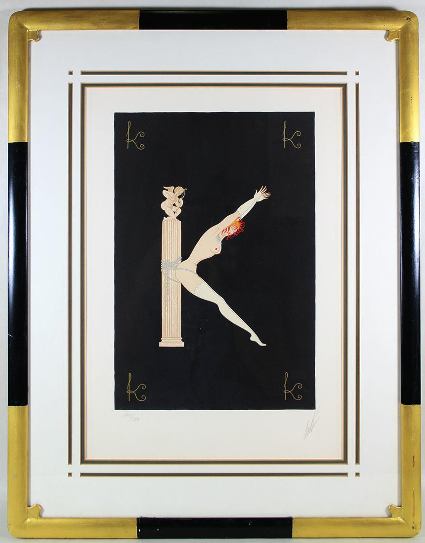 ERTE "K" SERIGRAPH  - SIGNED & NUMBERED (1 of 5)