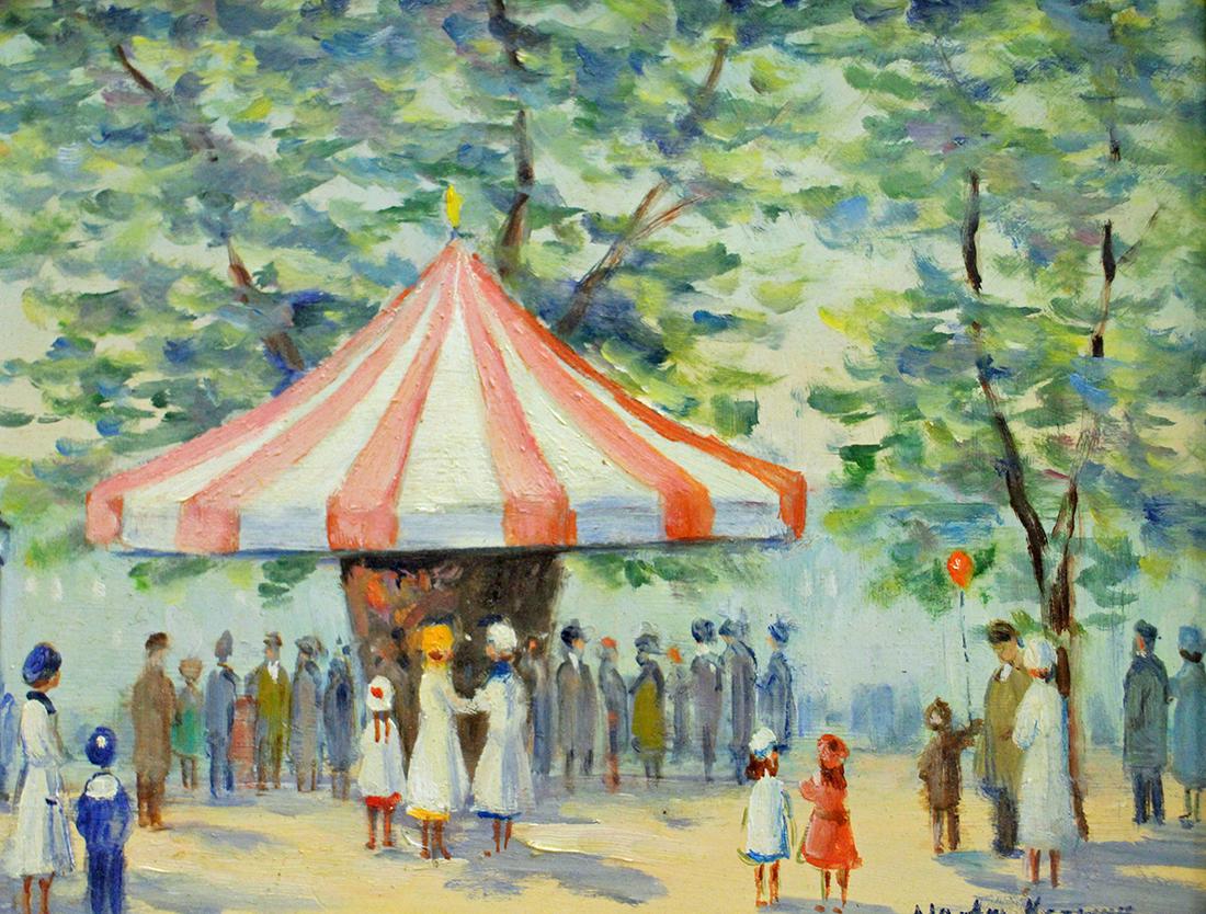 CAROUSEL PAINTING (1 of 5)