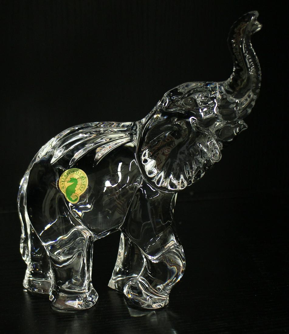 WATERFORD CRYSTAL ELEPHANT FIGURINE (1 of 1)