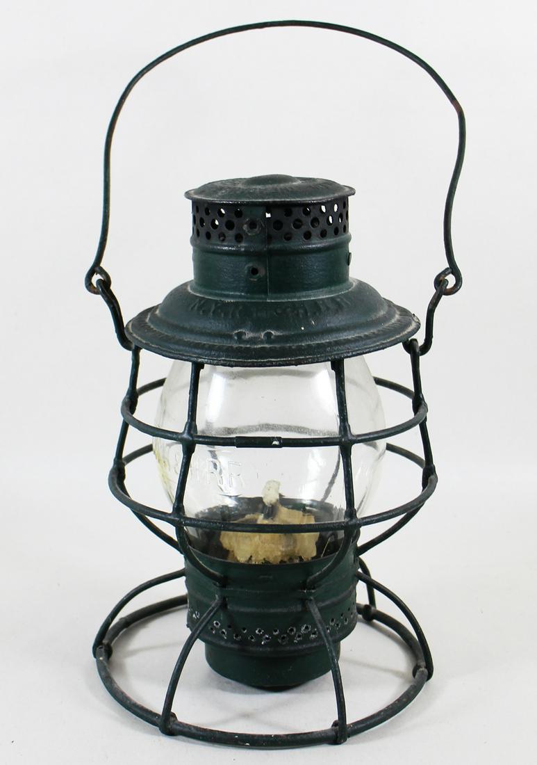 N.Y. H & H RAILROAD ADLAKE LANTERN (1 of 5)
