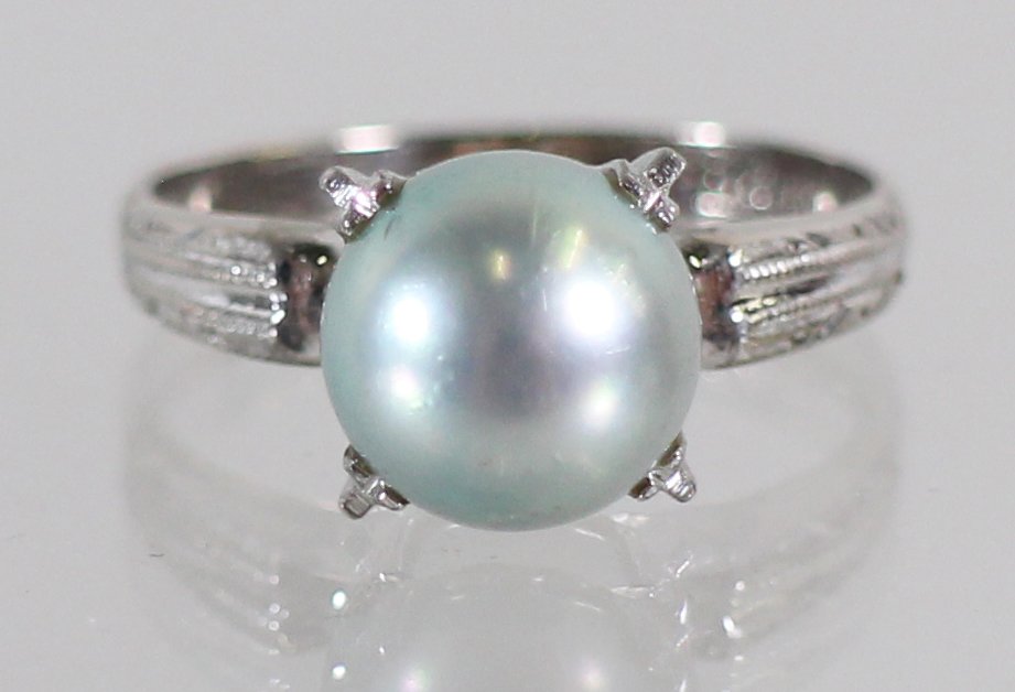 14K TAHITIAN PEARL RING (1 of 2)