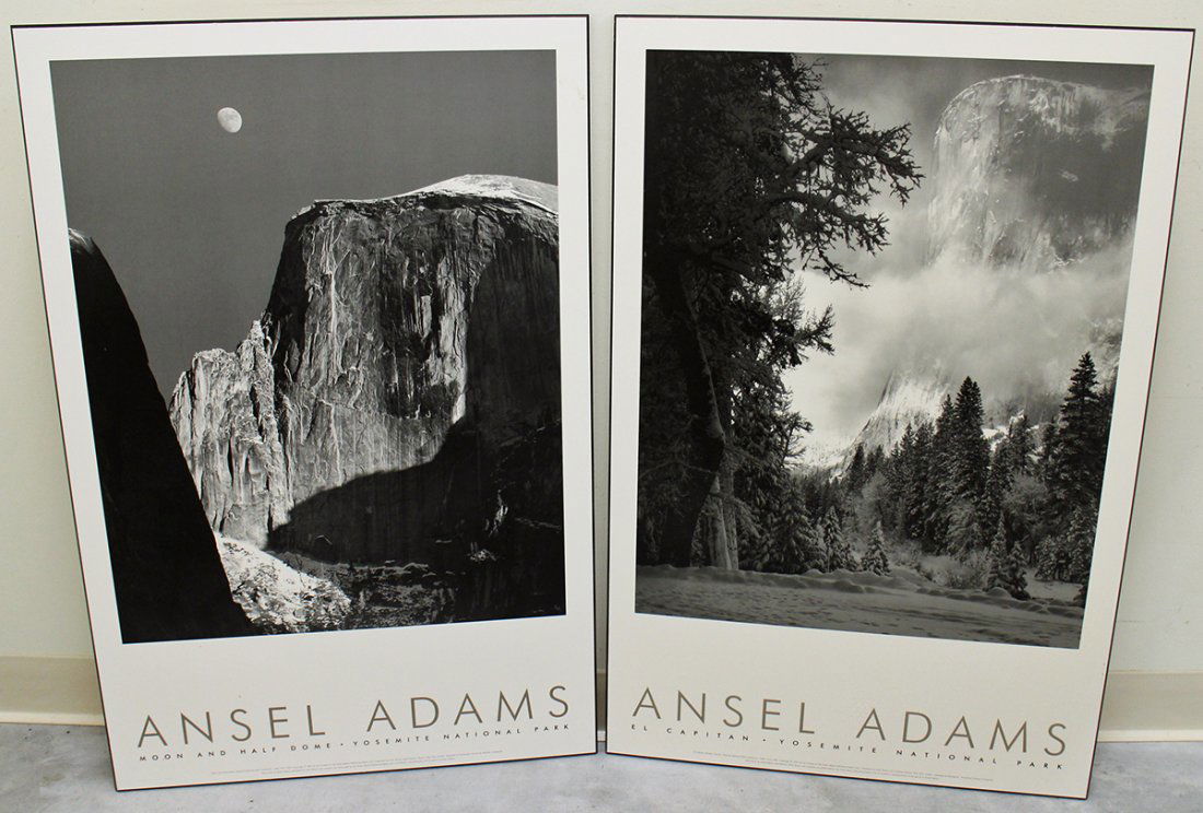 (2) ANSEL ADAMS YOSEMITE NATIONAL PARK PRINTS (1 of 2)