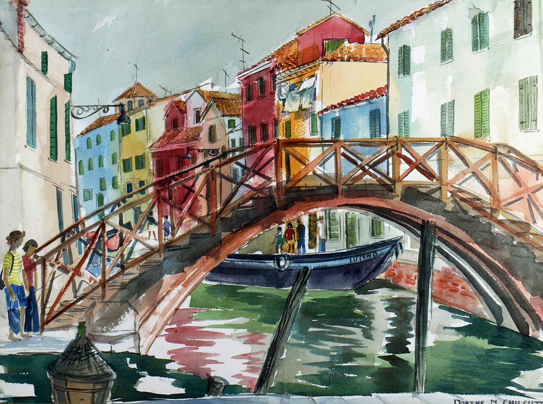 DORTHE CHILCUTT WATERCOLOR PAINTING (1 of 3)