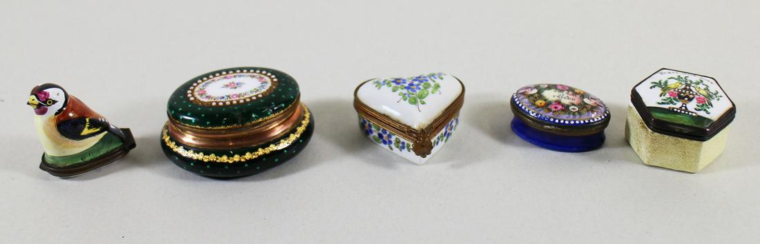 BATTERSEA BILSTON ENAMEL PATCH BOXES & MORE (1 of 5)