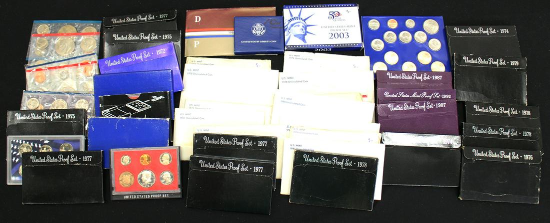 U.S. COIN, MINT, PROOF SET COLLECTION (1 of 3)