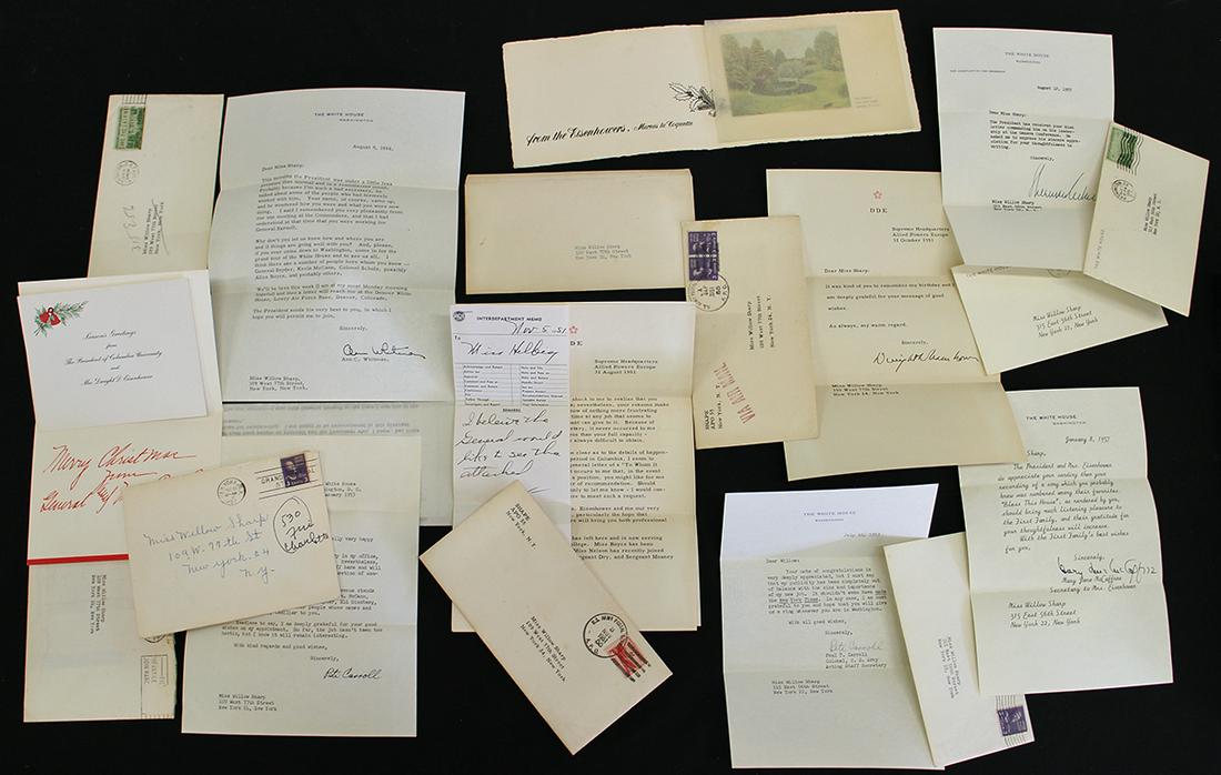 DWIGHT D. EISENHOWER & MORE SIGNED LETTERS (1 of 6)