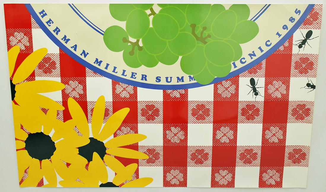 HERMAN MILLER 1985 SUMMER PICNIC POSTER (1 of 3)