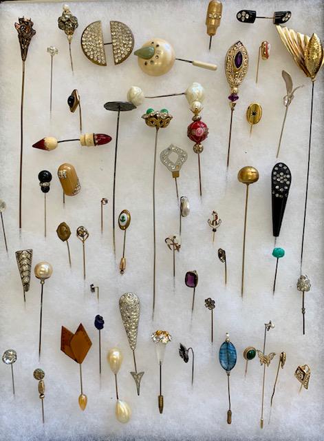 VINTAGE STICK AND HAT PIN COLLECTION (1 of 10)